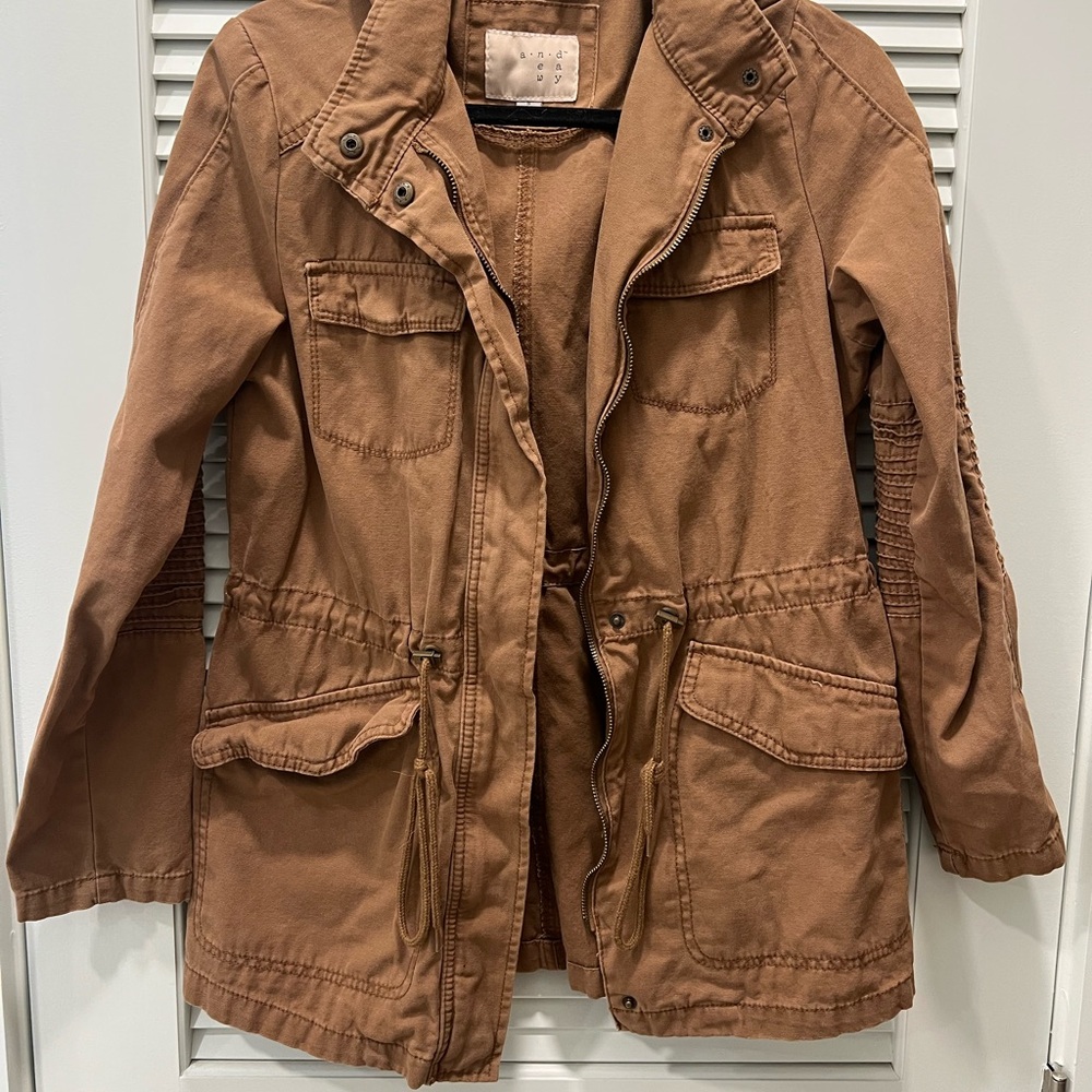 Women's Brown Utility Jacket